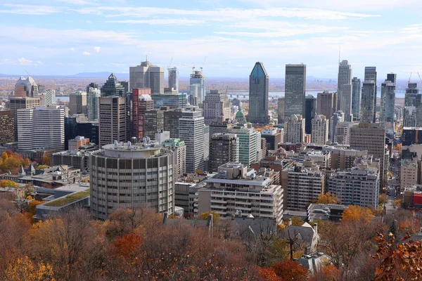 Montreal Canada 2022 Blick Aus Der Vogelperspektive Auf Die Innenstadt — Stockfoto