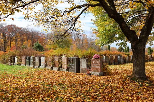 Montreal Kanada 2022 Monumente Auf Dem Friedhof Notre Dame Des — Stockfoto
