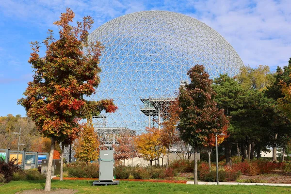 Montreal Canadá 2022 Biosfera Museo Montreal Dedicado Medio Ambiente Situado — Foto de Stock
