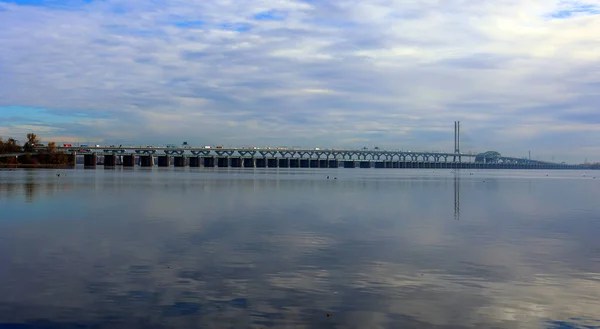 Montreal Canada 2022 Samuel Champlain Bridge Een Deel Van Oude — Stockfoto