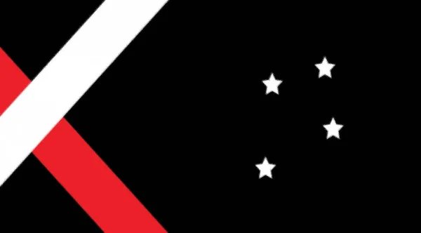 Bendera Raranga Yang Indah — Stok Foto