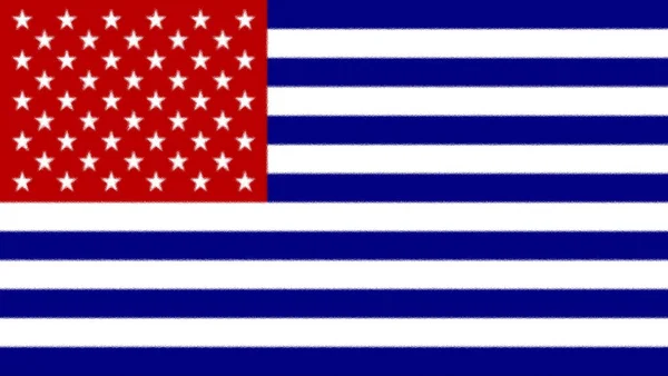 Вымышленный Флаг Воображаемых Коммунистических Республик Америки — стоковое фото
