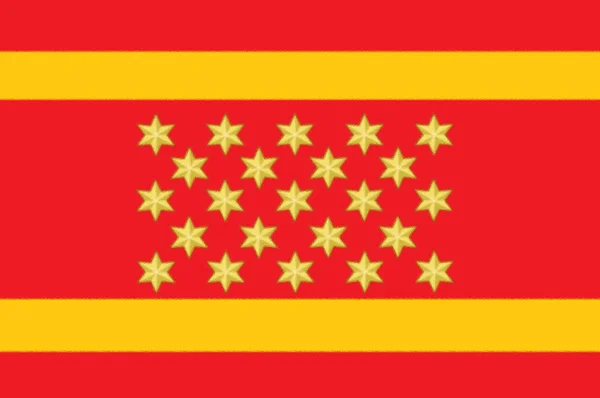 Όμορφη Σημαία Της Ισπανο Αμερικής — Φωτογραφία Αρχείου