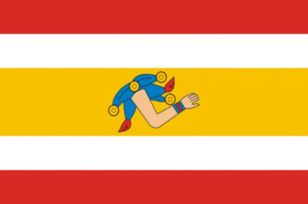 Vlajka Návrhu Pro Stát Kolumbie — Stock fotografie