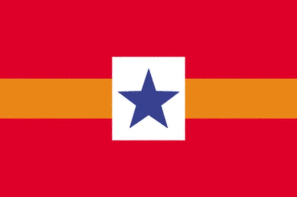 Flagge Des Bundesstaates Baja California Mexiko — Stockfoto