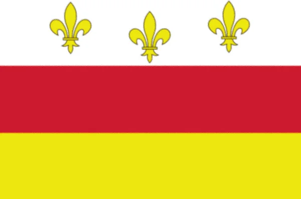 Bandeira Não Oficial Meridionale Sul Itália Reino Duas Sicílias — Fotografia de Stock