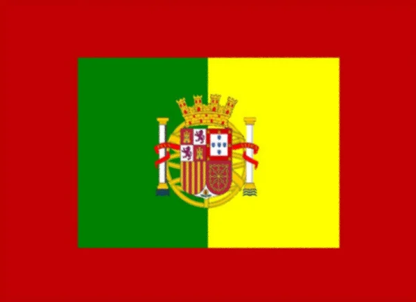 Bandeira União Iberica — Fotografia de Stock