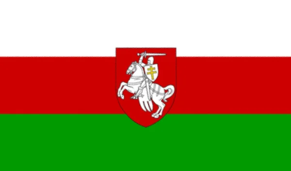 Beyaz Rusya Bayrağı Avrupa — Stok fotoğraf