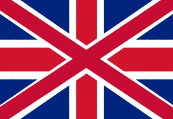Náhradní Britská Vlajka Union Jack — Stock fotografie