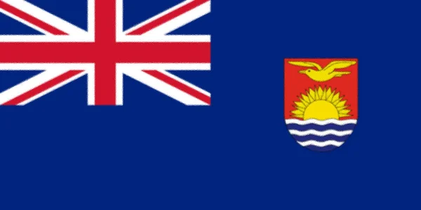 Koloniální Vlajka Gilbertových Ellických Ostrovů 1937 1979 — Stock fotografie
