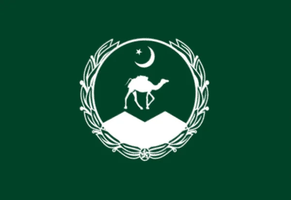 Σημαία Του Balochistan Του Πακιστάν — Φωτογραφία Αρχείου