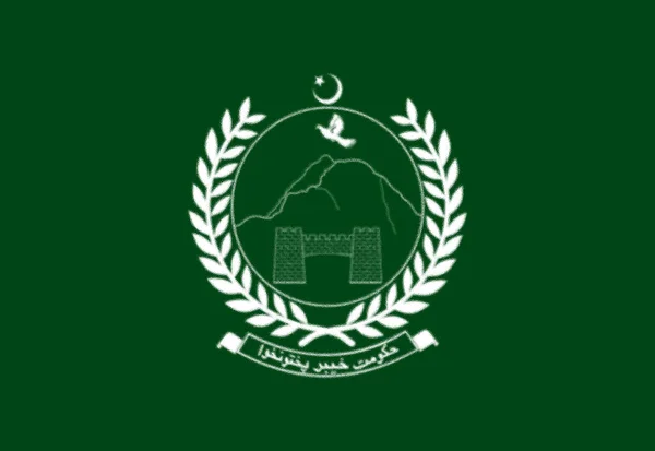 Σημαία Της Khyber Pakhtunkhwa Πακιστάν — Φωτογραφία Αρχείου