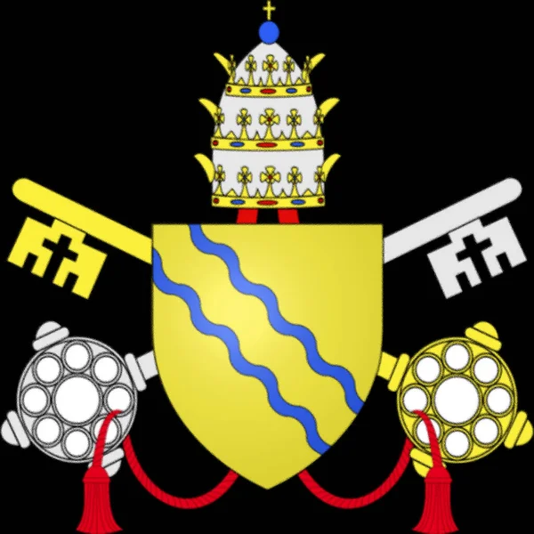 Флаг Папы Римского Бонифация Viii Бенедетто Каэтани Папой Римским Декабря — стоковое фото