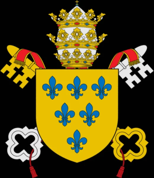 Флаг Папы Римского Павла Iii Родившегося Алессандро Фарнезе Папой Римским — стоковое фото