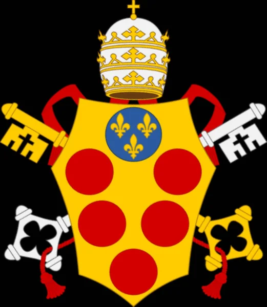 Флаг Папы Пия Рожденный Джованни Анджело Медичи Папой Римским Декабря — стоковое фото