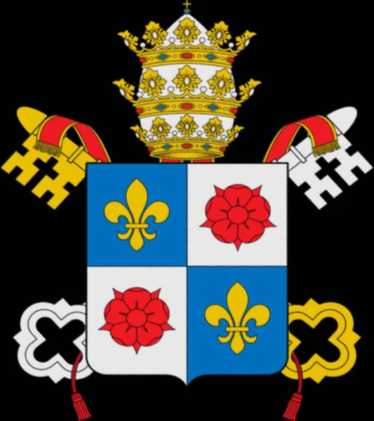 Флаг Урбана Жака Панталеона Папой Римским Августа 1261 Года Своей — стоковое фото