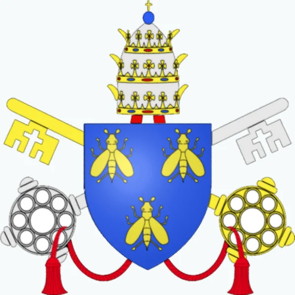 Папская Эмблема Урбана Viii — стоковое фото