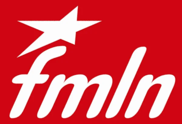 Flag Farabundo Mart National Liberation Front — стокове фото