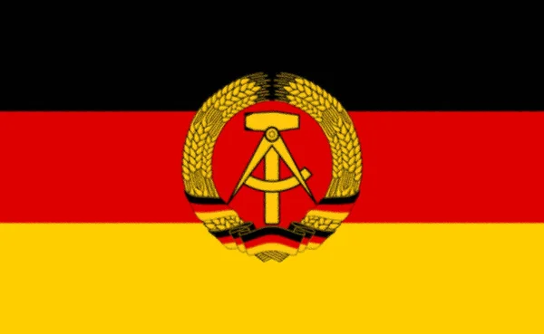 Bandeira Alemanha Oriental Independente 1949 1990 — Fotografia de Stock