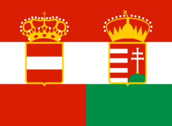 Bandera Del Imperio Austria Hungría Independiente 1867 1918 —  Fotos de Stock