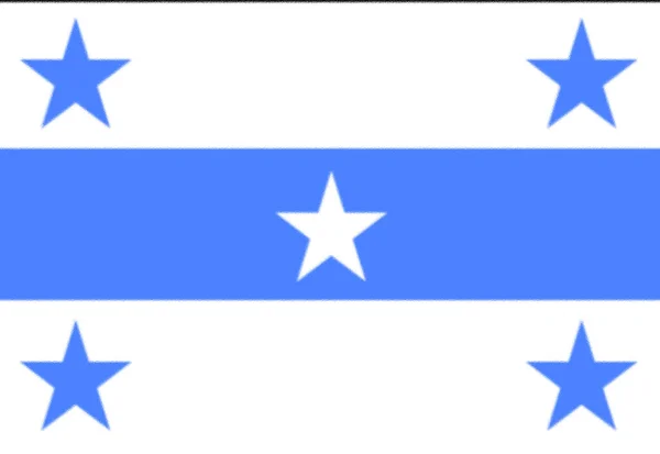 Konungariket Mangarevas Flagga Självständig Till 1881 — Stockfoto