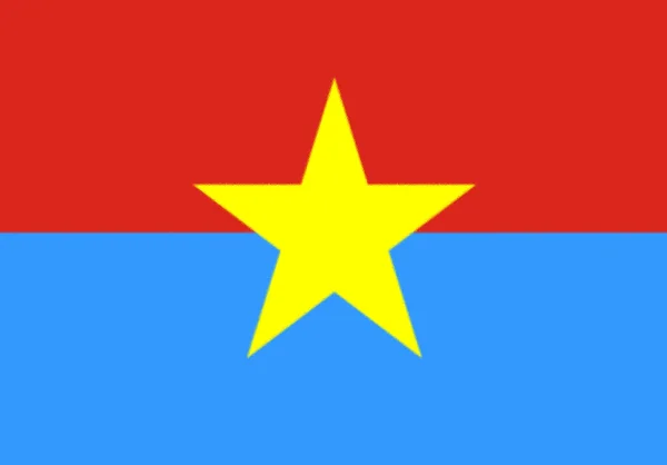 Flag Provisional Revolutionary Government Republic South Vietnam — Stock Photo, Image
