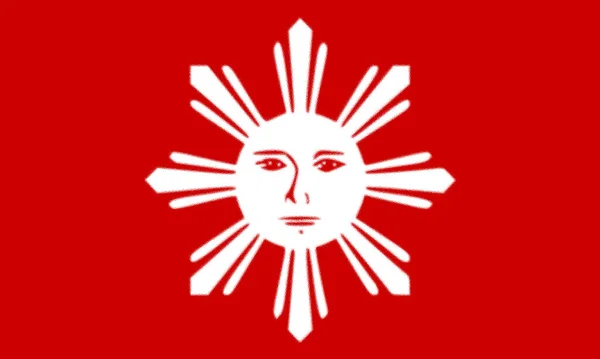 Flag Republic Biak Bato Facto Independent 1897 — Stock Photo, Image