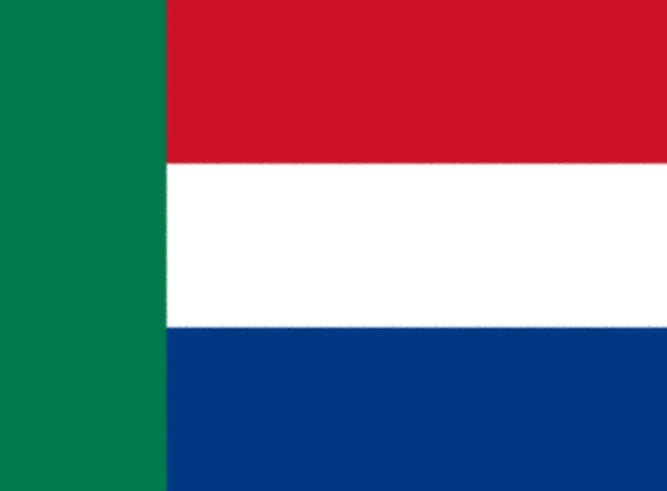 Bandiera Della Repubblica Sudafricana Indipendente 1856 1881 1902 — Foto Stock