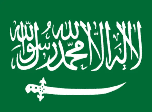 Flag Sultanate Nejd Existed 1921 1926 — Stock Photo, Image