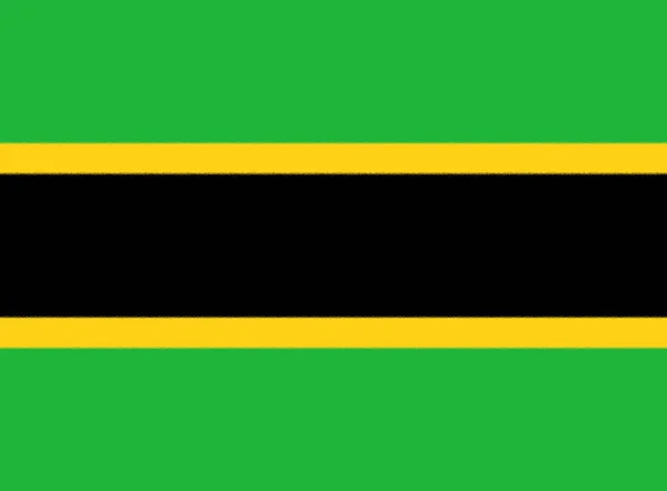 Vlajka Tanganyiky Samostatná 1961 1964 — Stock fotografie