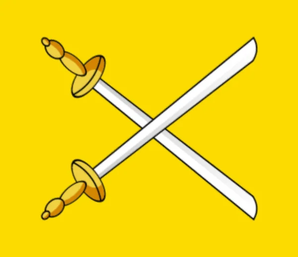 Флаг Султаната Бантен Независимый 1808 Года — стоковое фото