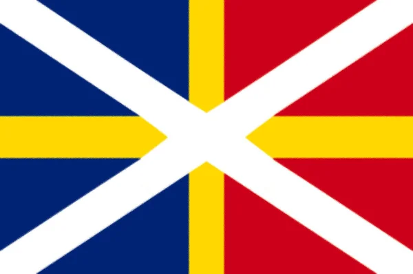 Альтернативний Прапор Ньюфаундленду Лабрадору — стокове фото