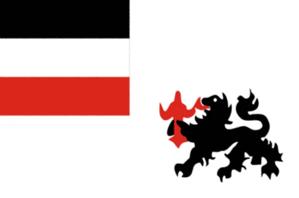 Tyska Nya Guineas Flagga 1885 1899 — Stockfoto