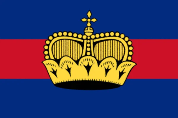 Alternativa Flaggstater För Europa Liechtenstein — Stockfoto