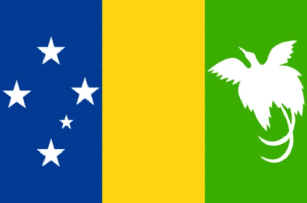 Σημαία Παπουασίας Και Νέας Γουινέας 1970 1971 — Φωτογραφία Αρχείου