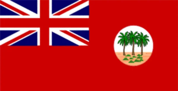 Red Defaced Ensign Samoa — Stock Photo, Image