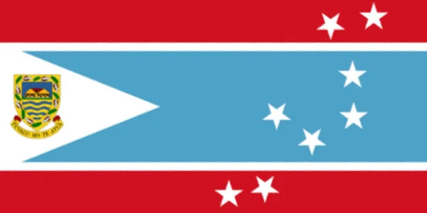 Flag Tuvalu January 1996 April 1997 — Stock Photo, Image