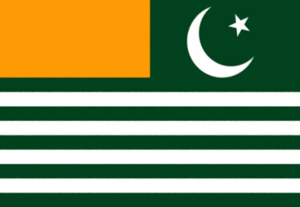 Σημαία Του Αζάντ Τζαμού Και Κασμίρ — Φωτογραφία Αρχείου