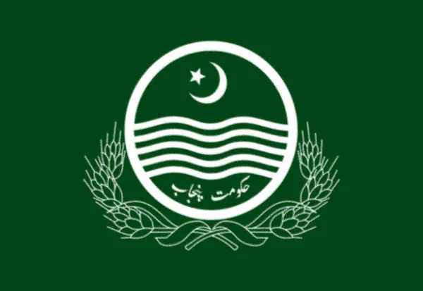 Σημαία Του Πουντζάμπ Επαρχία Του Πακιστάν — Φωτογραφία Αρχείου