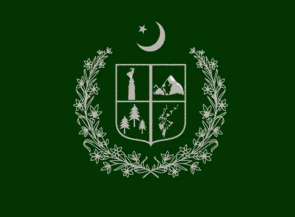 Επαρχιακή Σημαία Της Ημιεπαρχίας Gilgit Baltistan Του Πακιστάν — Φωτογραφία Αρχείου