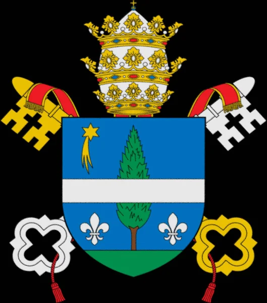 Wappen Von Papst Leo Xiii — Stockfoto