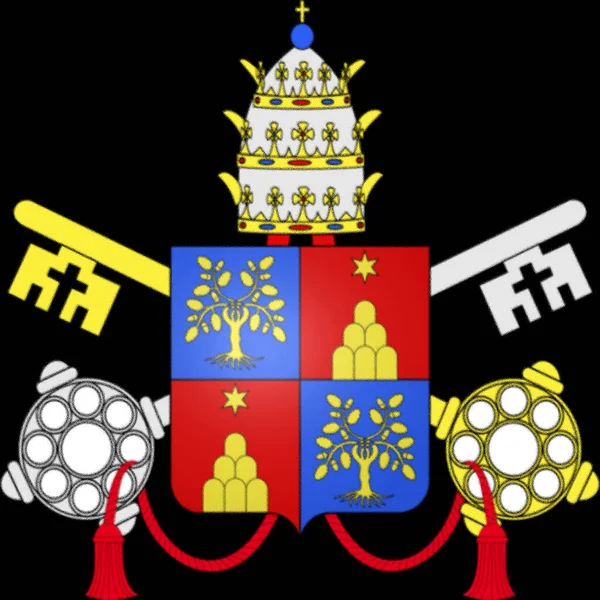 Vii Sándor Pápa Címerét Született Fabio Chigi 1655 Április Től — Stock Fotó