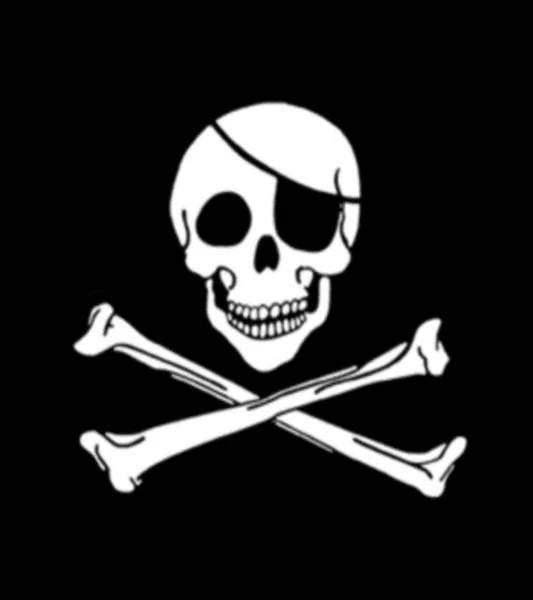 Flaga Jolly Roger — Zdjęcie stockowe