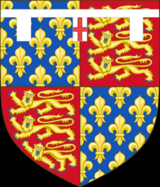 威尔士亲王理查德的胳膊 后称为理查德二世 — 图库照片