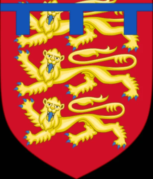 Герб Эдуарда Принца Уэльского Позже Короля Эдуарда — стоковое фото