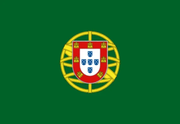 Прапор Республіки Португалія — стокове фото