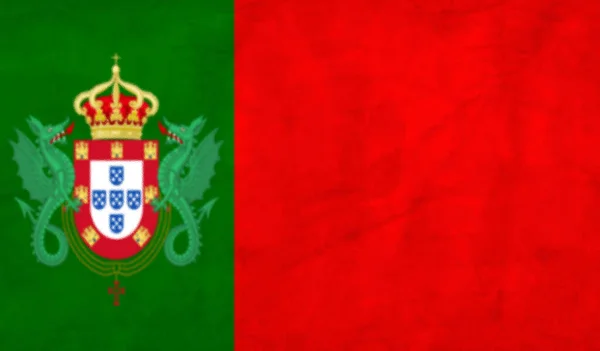 Σημαία Της Πορτογαλικής Αυτοκρατορίας — Φωτογραφία Αρχείου
