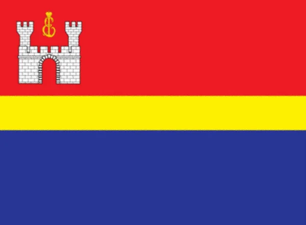 Vlajka Kaliningradská Oblast Rusko — Stock fotografie