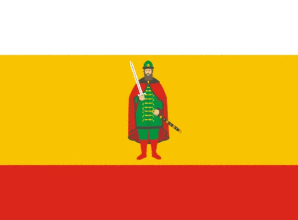 Zászló Ryazan Oblast Oroszország — Stock Fotó