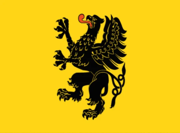 Bandera Voivodato Pomerania Polonia —  Fotos de Stock